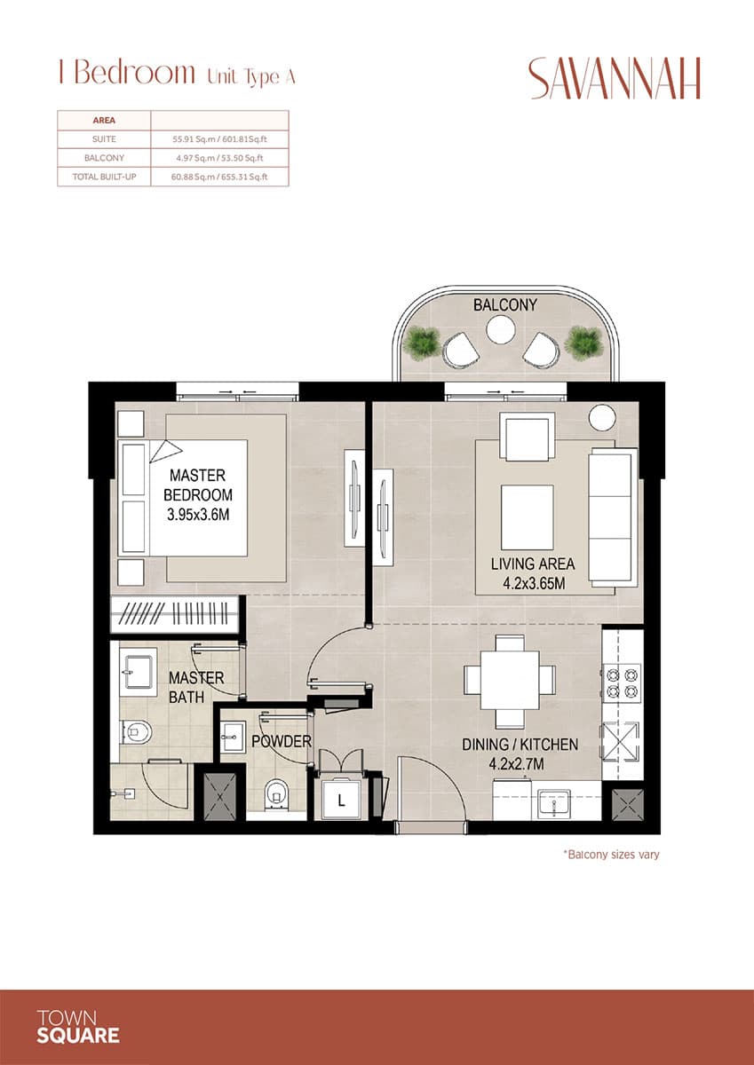 1 BR