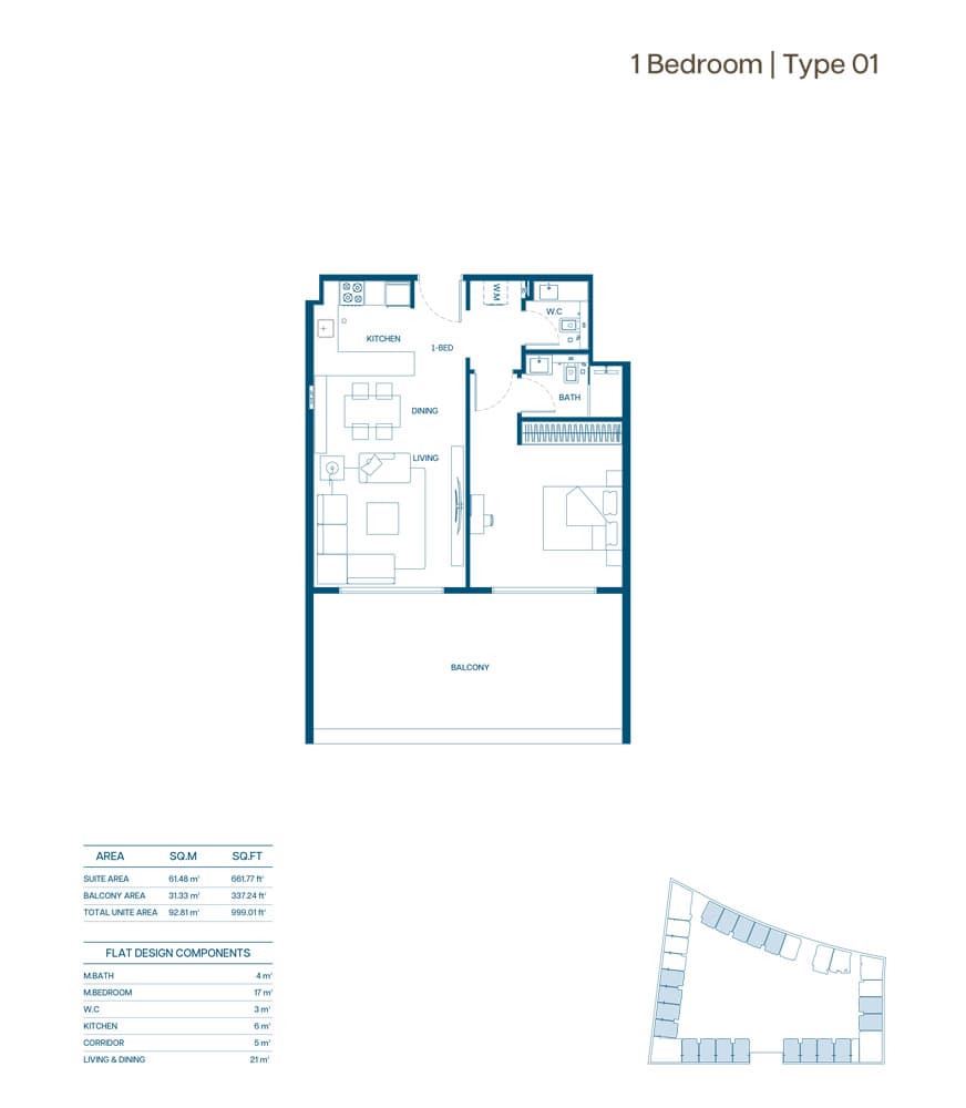 1 BR