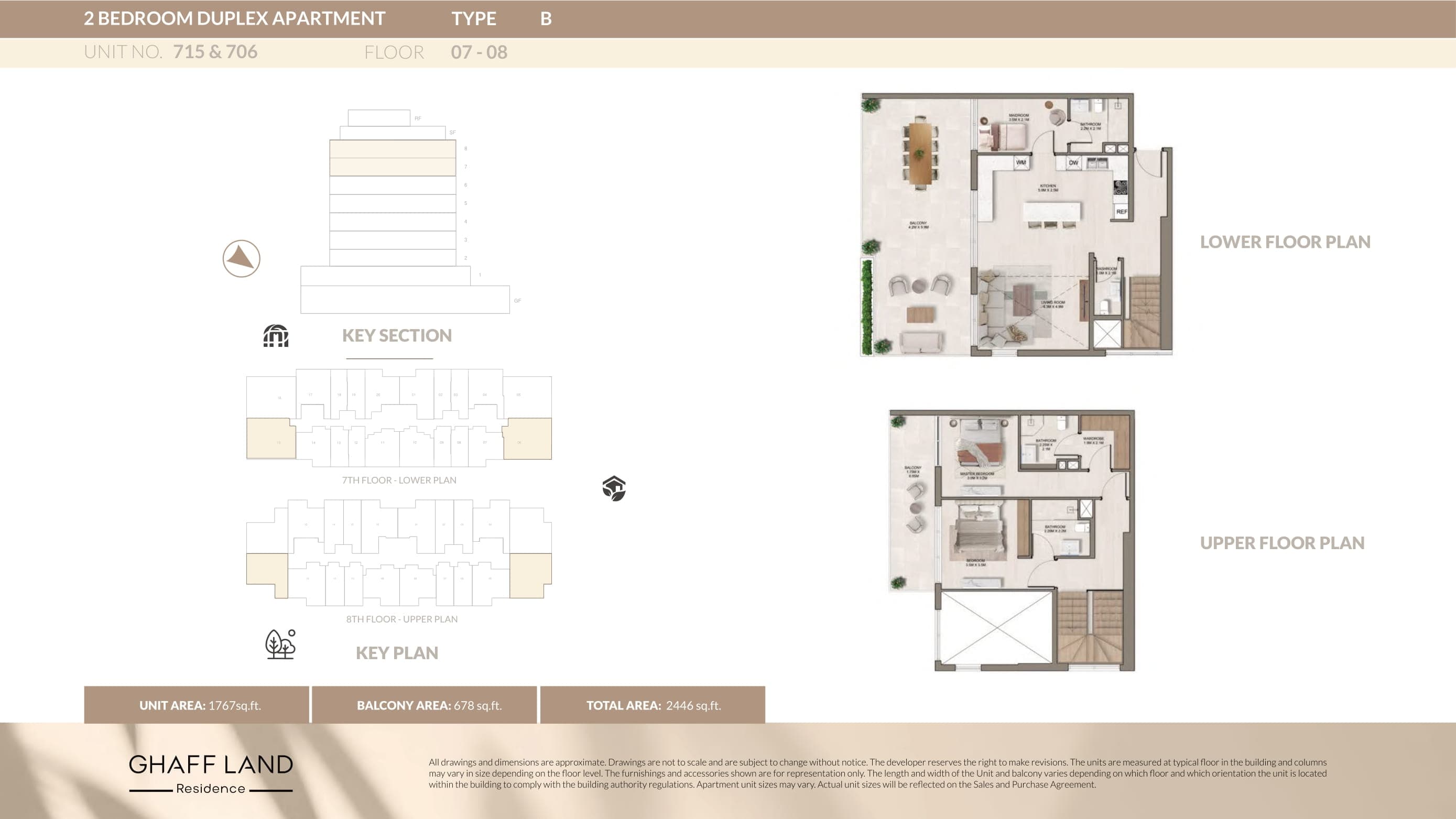 2 BR Duplex