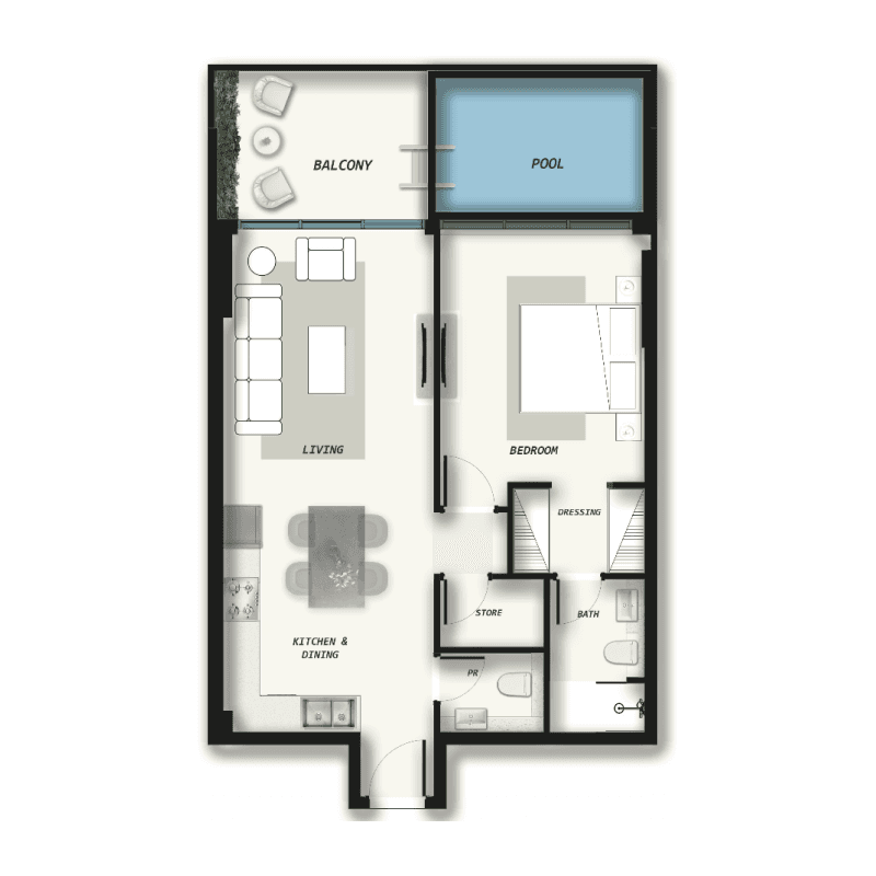 1 BR
