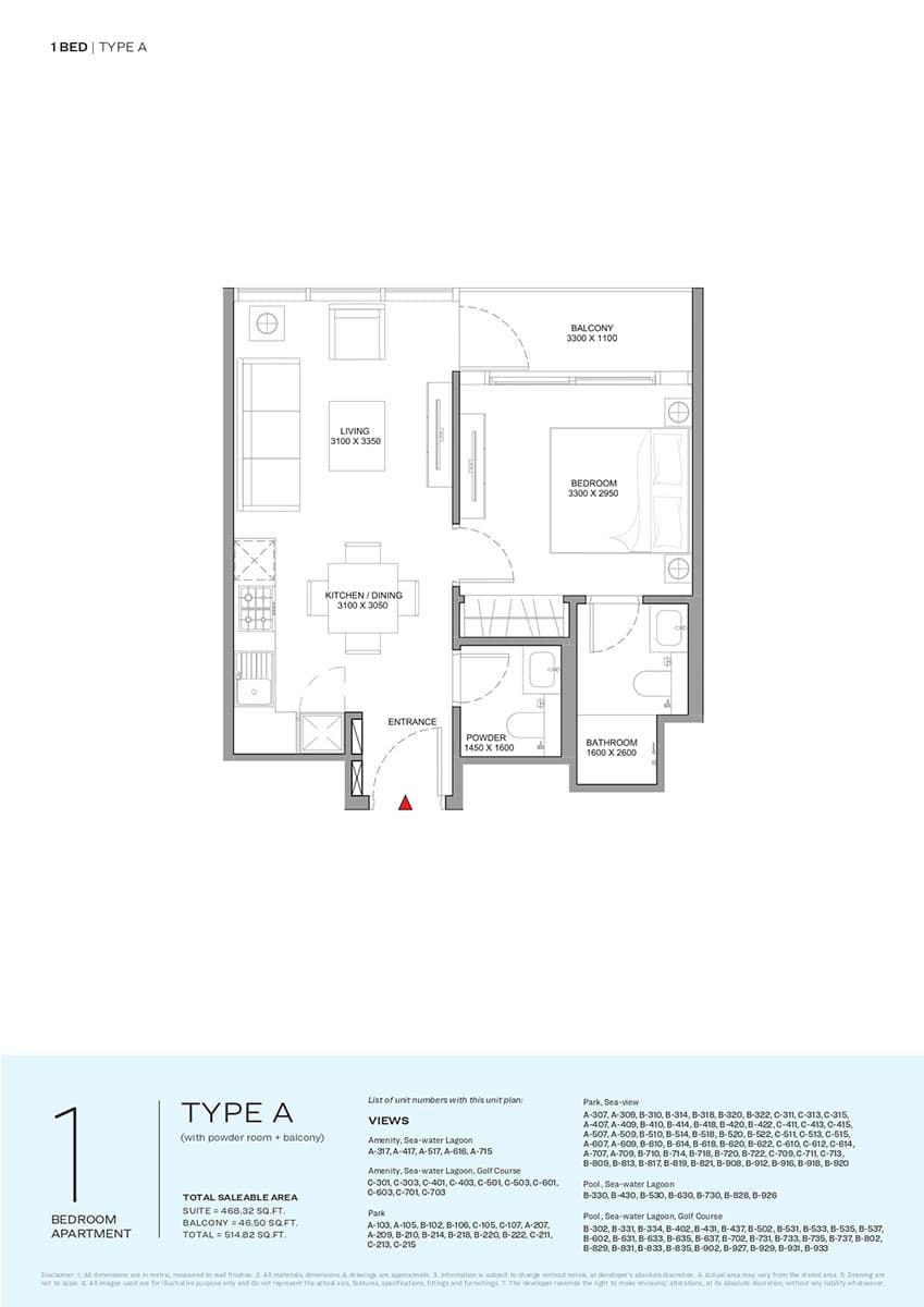 1 BR