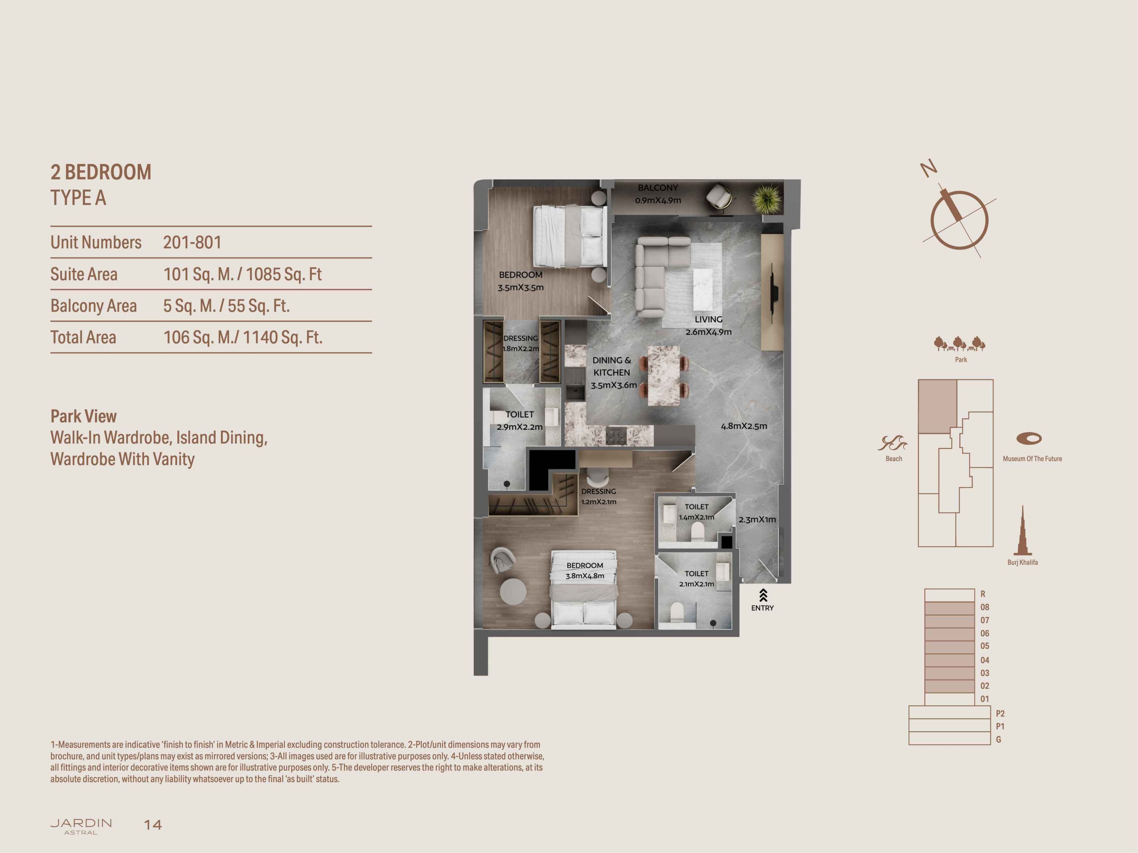 2 BR