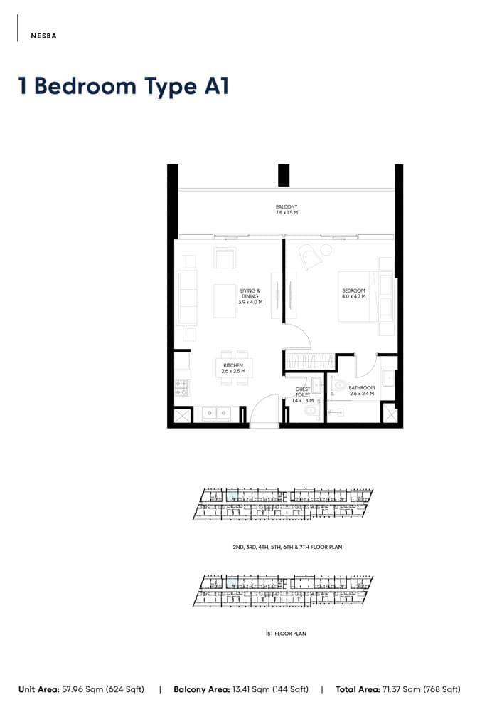 1 BR