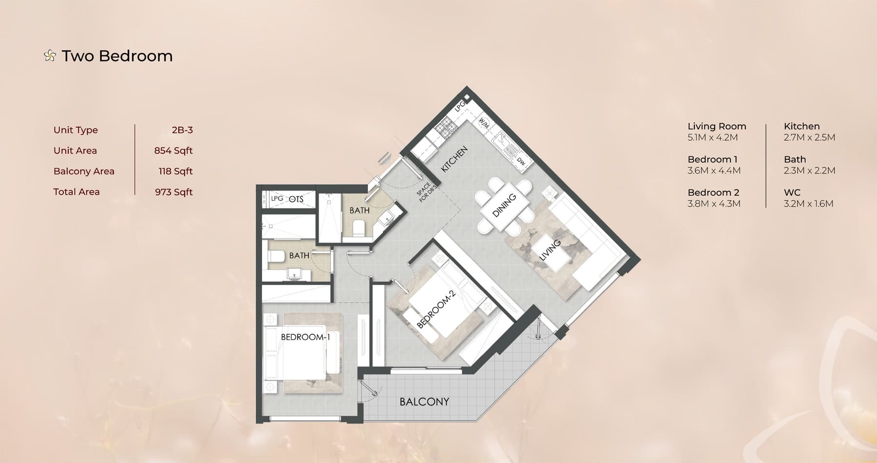2 BR