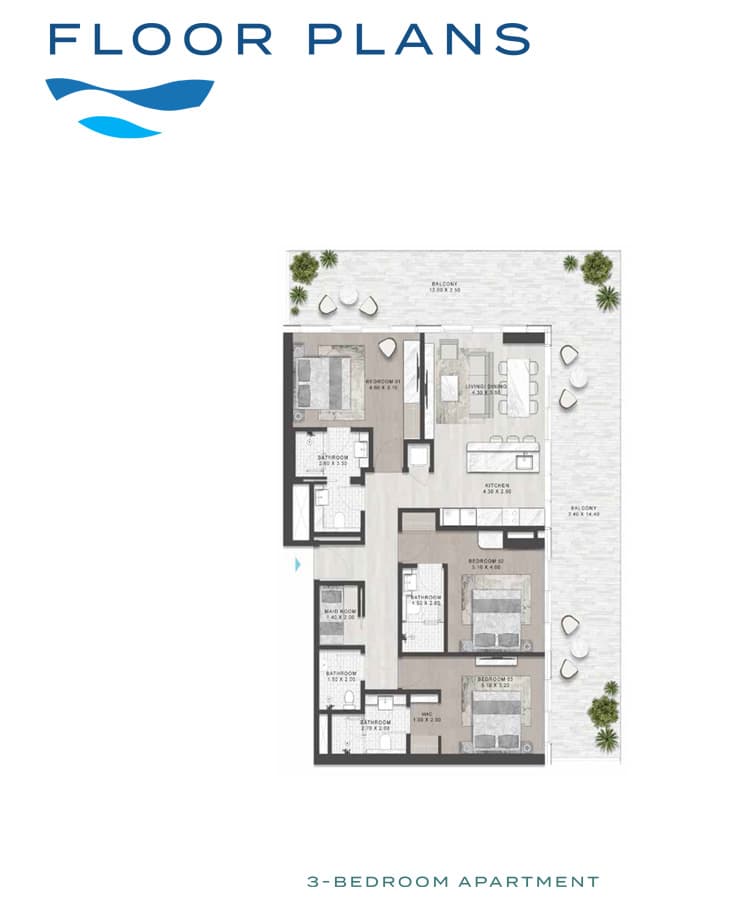 3 BR