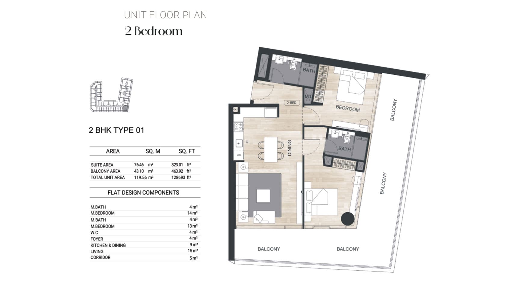 2 BR