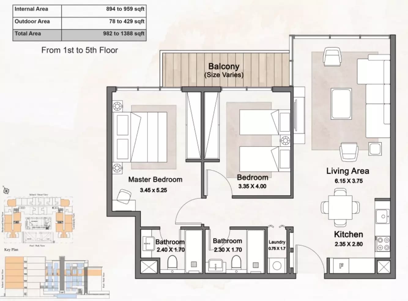 2 BR