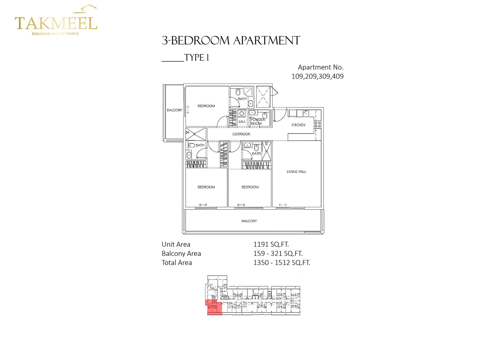 3 BR