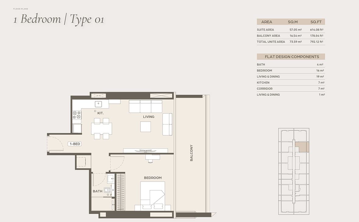 1 BR