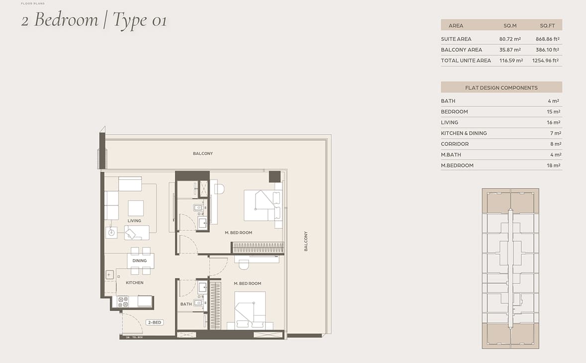 2 BR