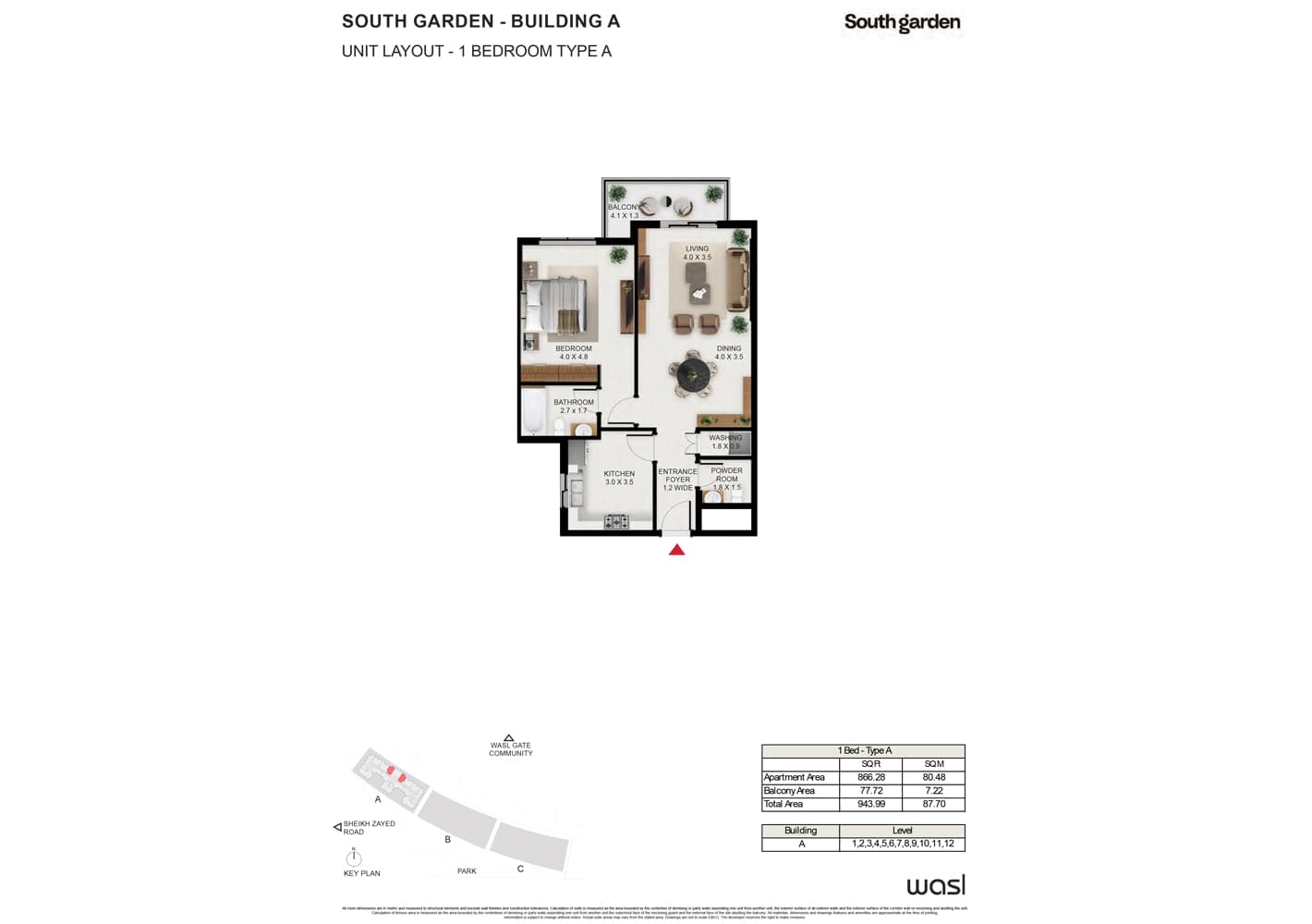 1 BR