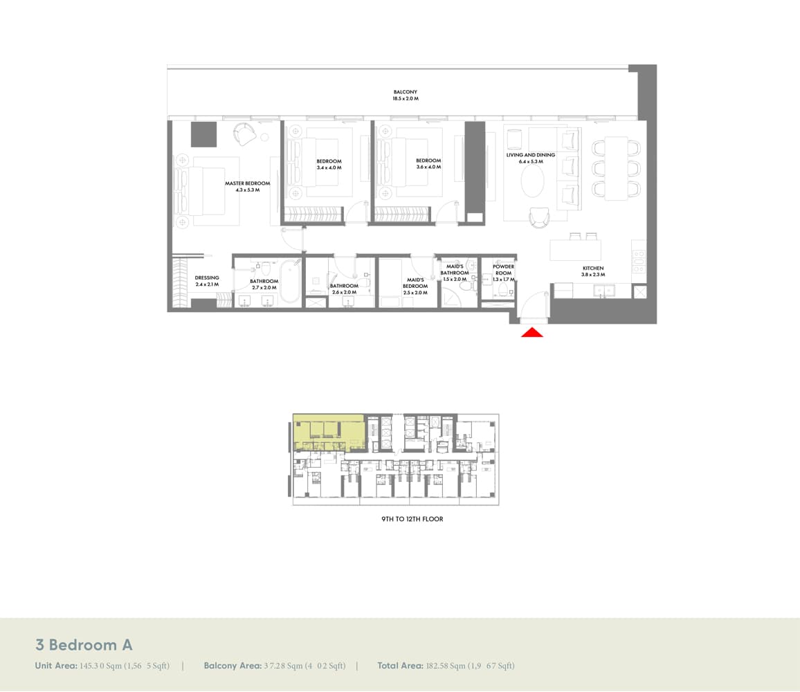 3 BR