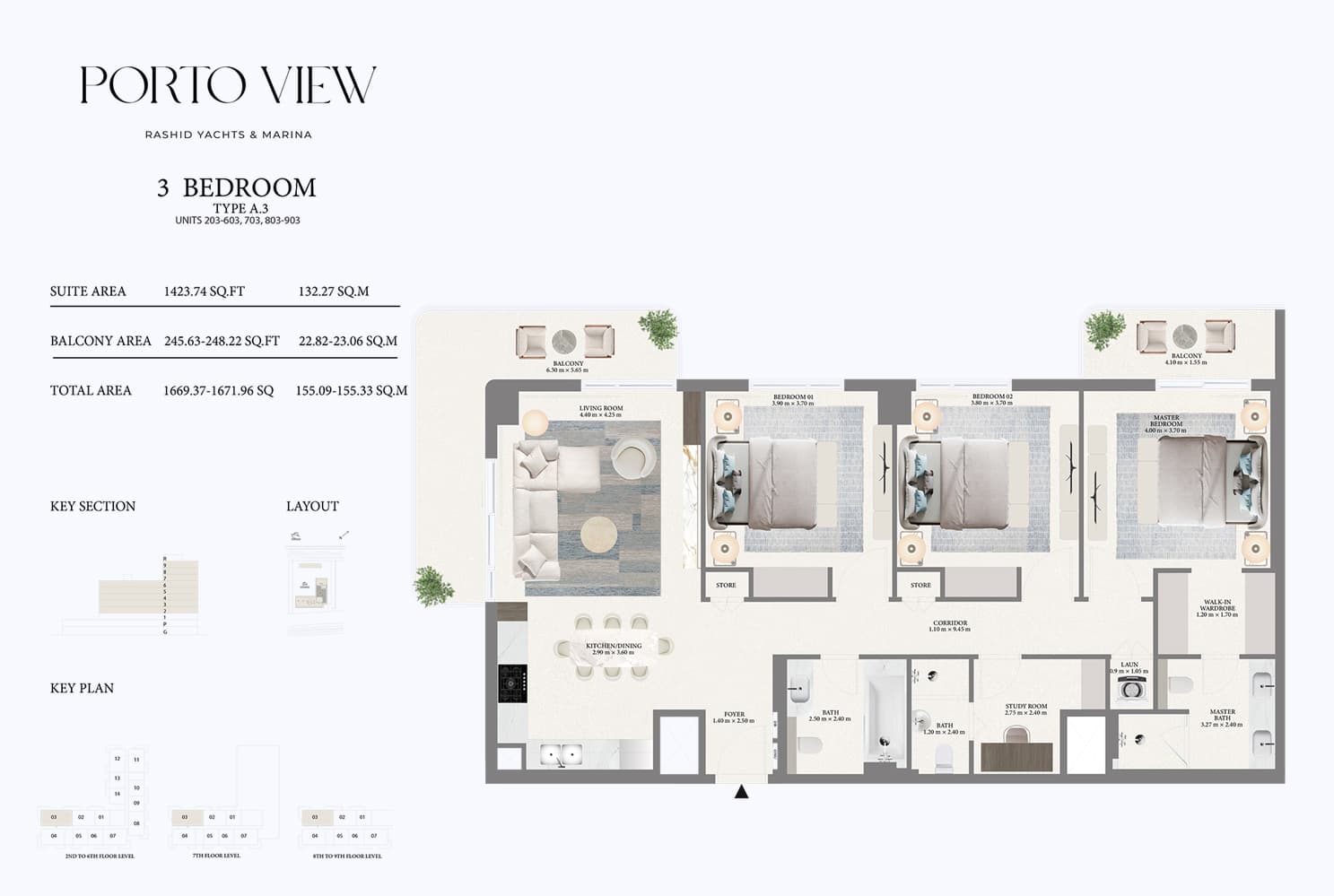 3 BR