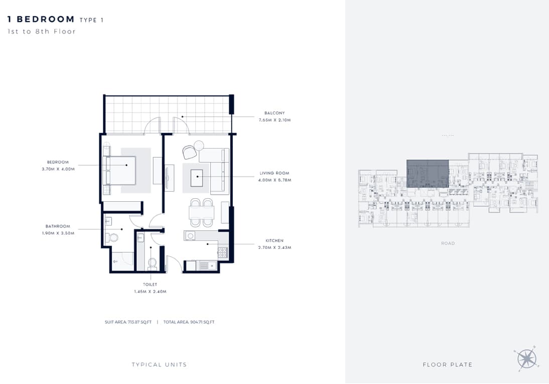 1 BR