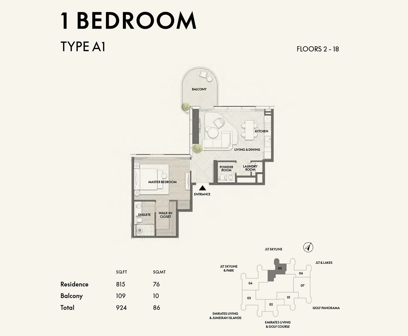 1 BR