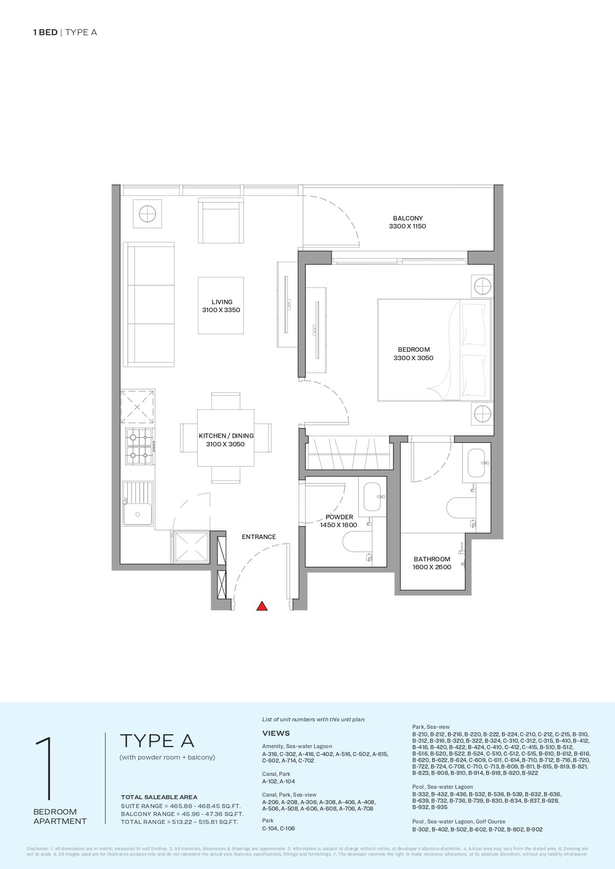 1 BR