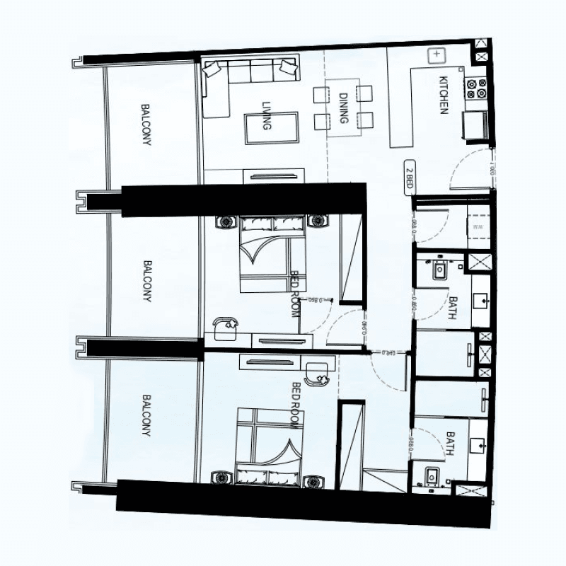 2 BR
