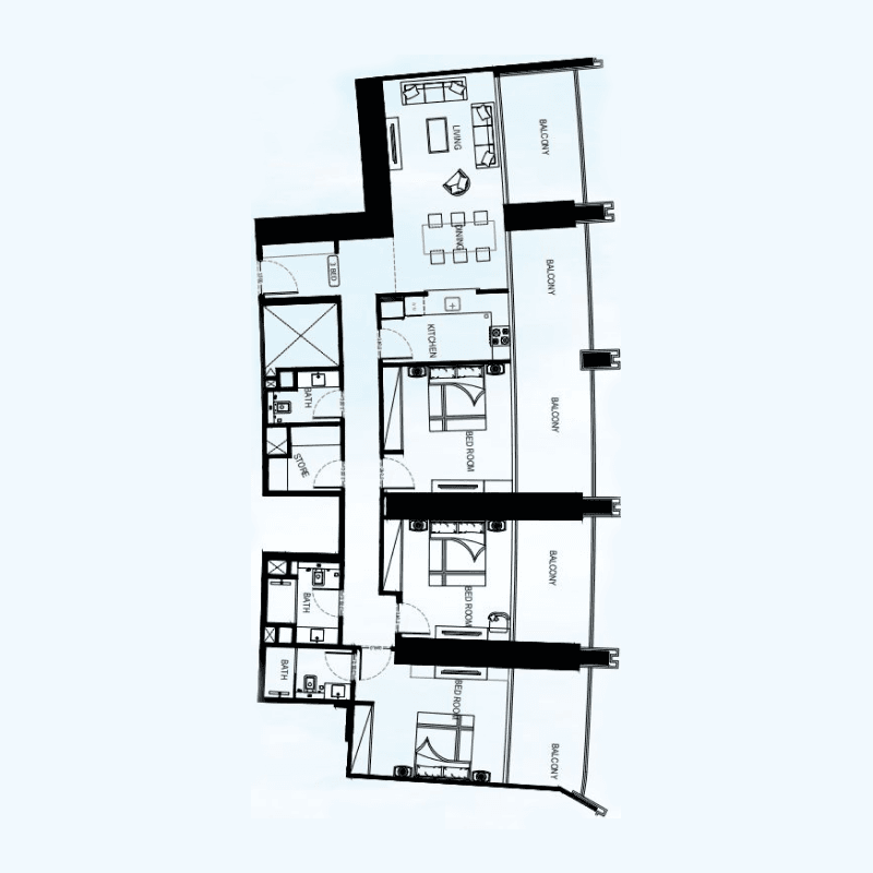 3 BR