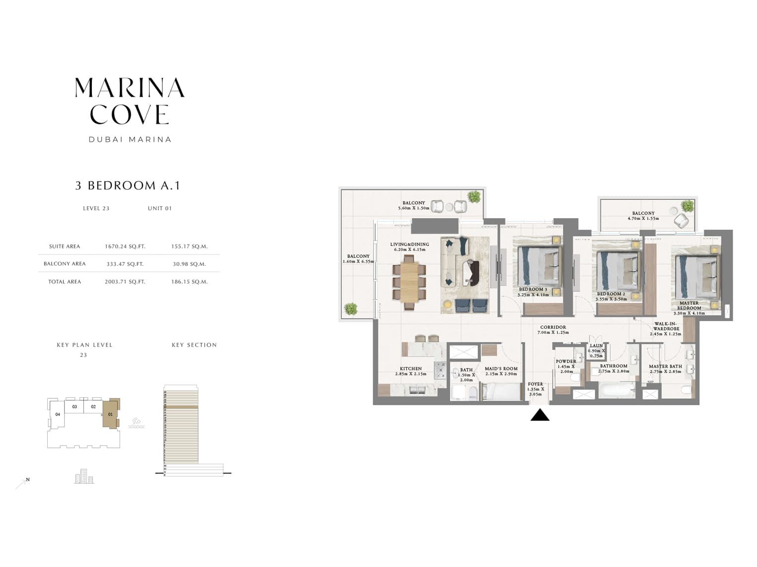 3 BR