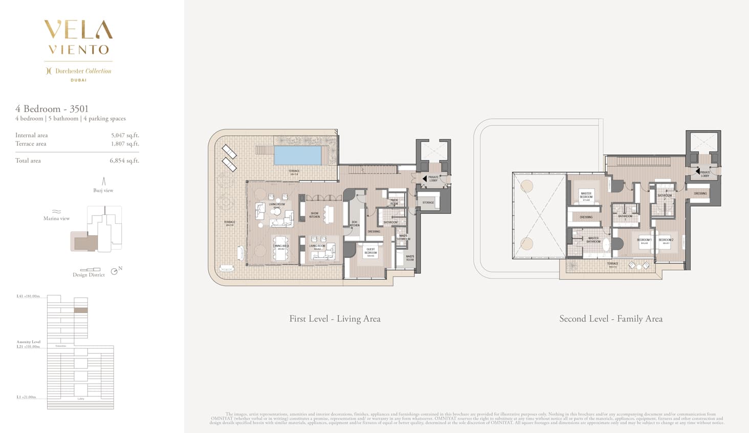 4 BR Apartment