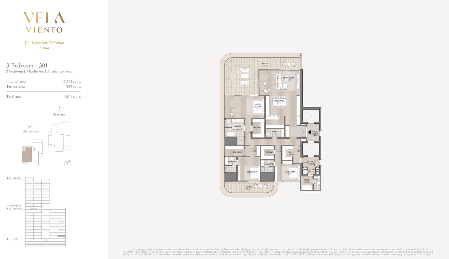 3 BR
