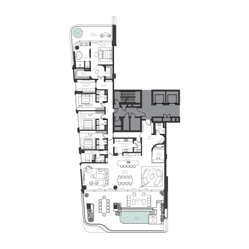4 BR + Pool