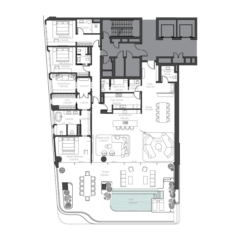 3 BR