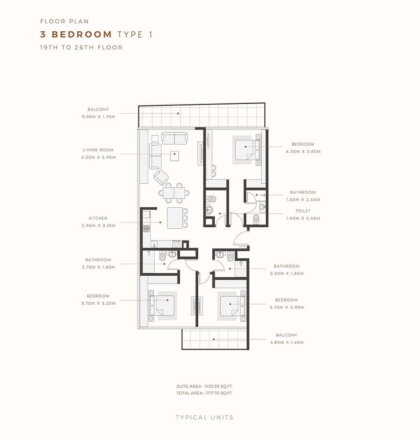 3 BR