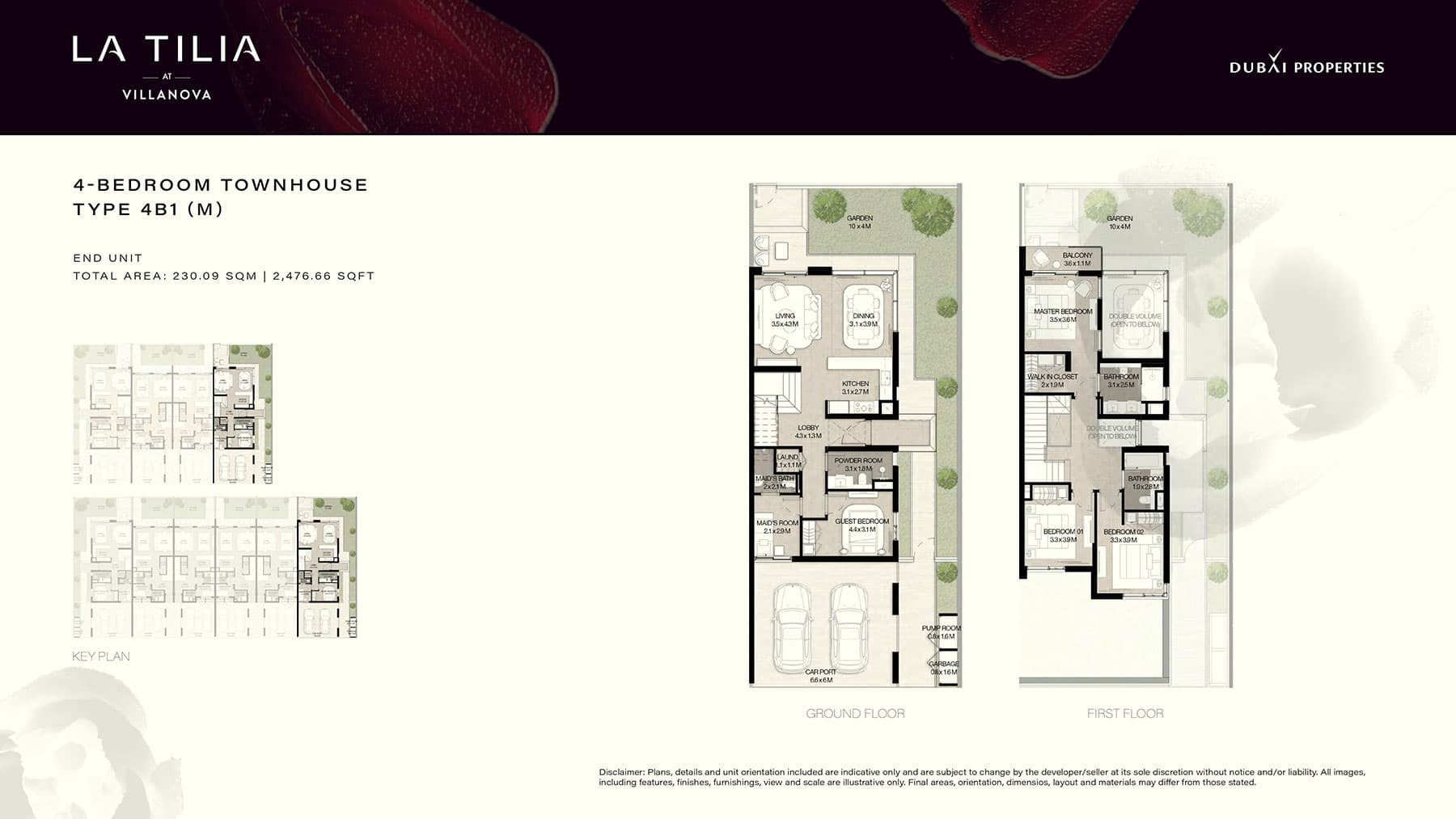 4 BR Townhouse