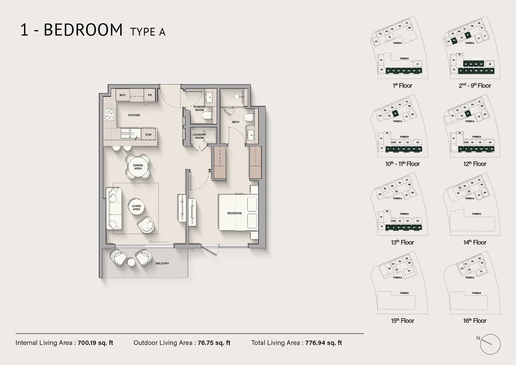 1 BR