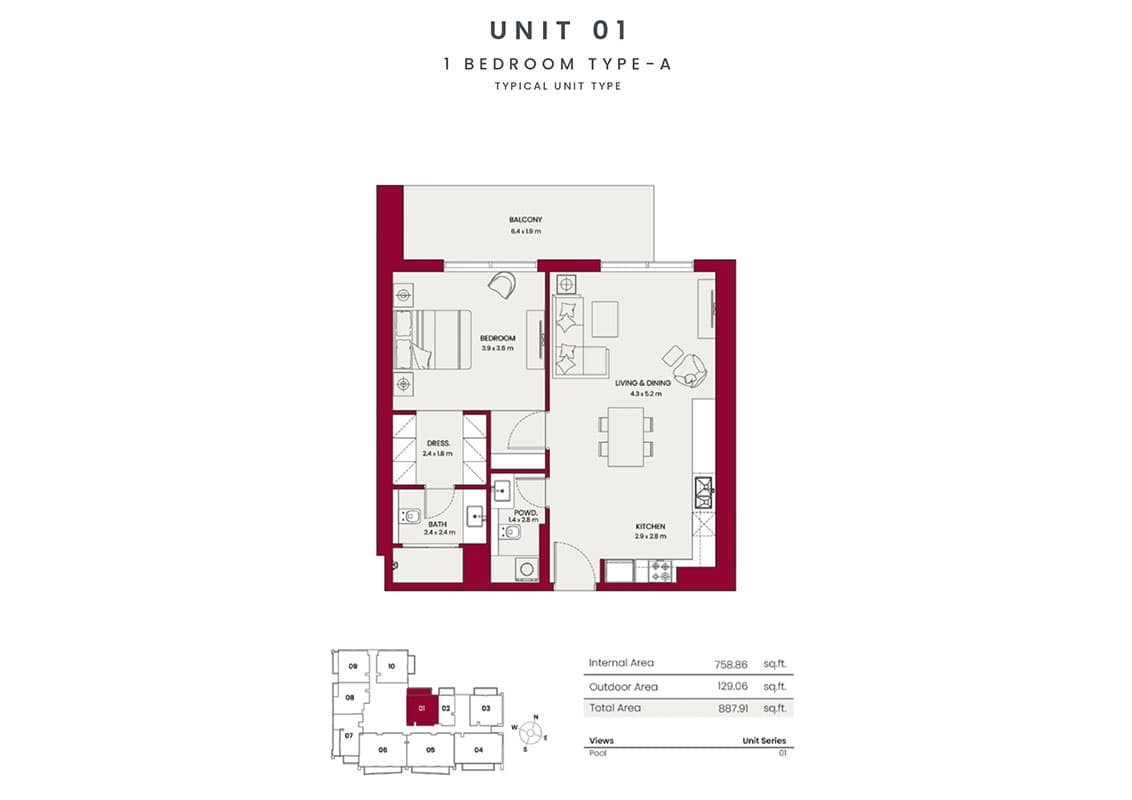 1 BR