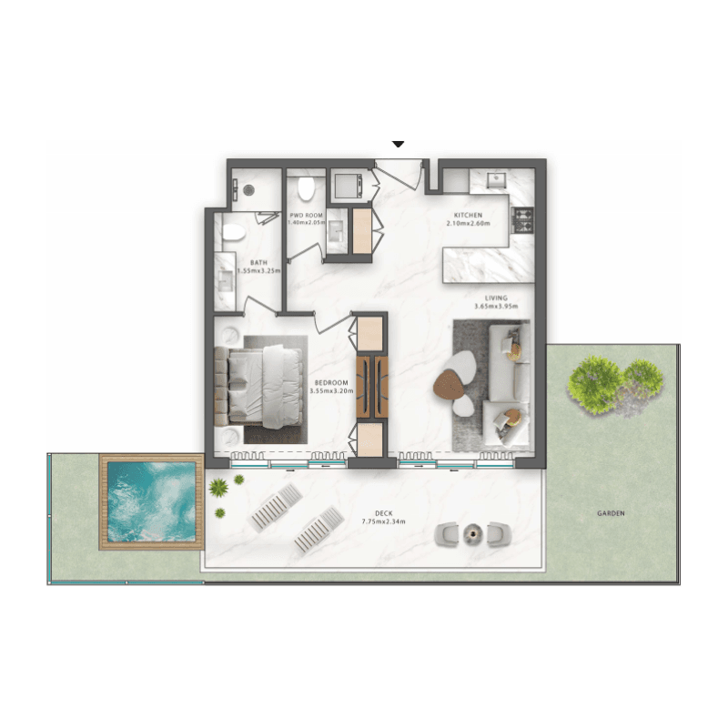 1 BR