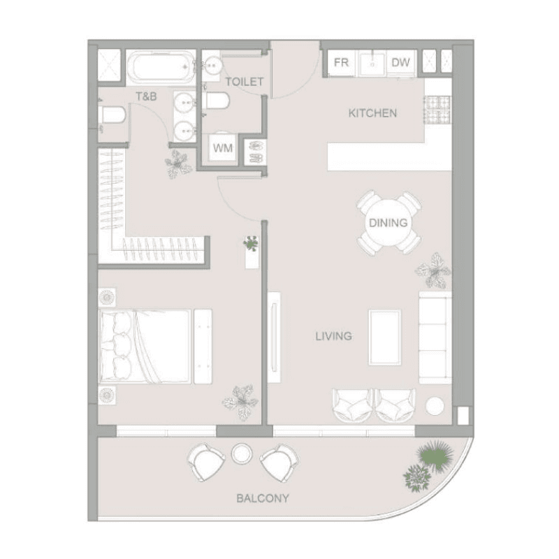 1 BR
