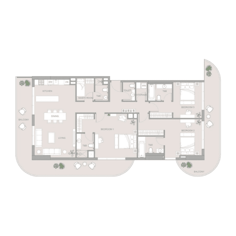3 BR