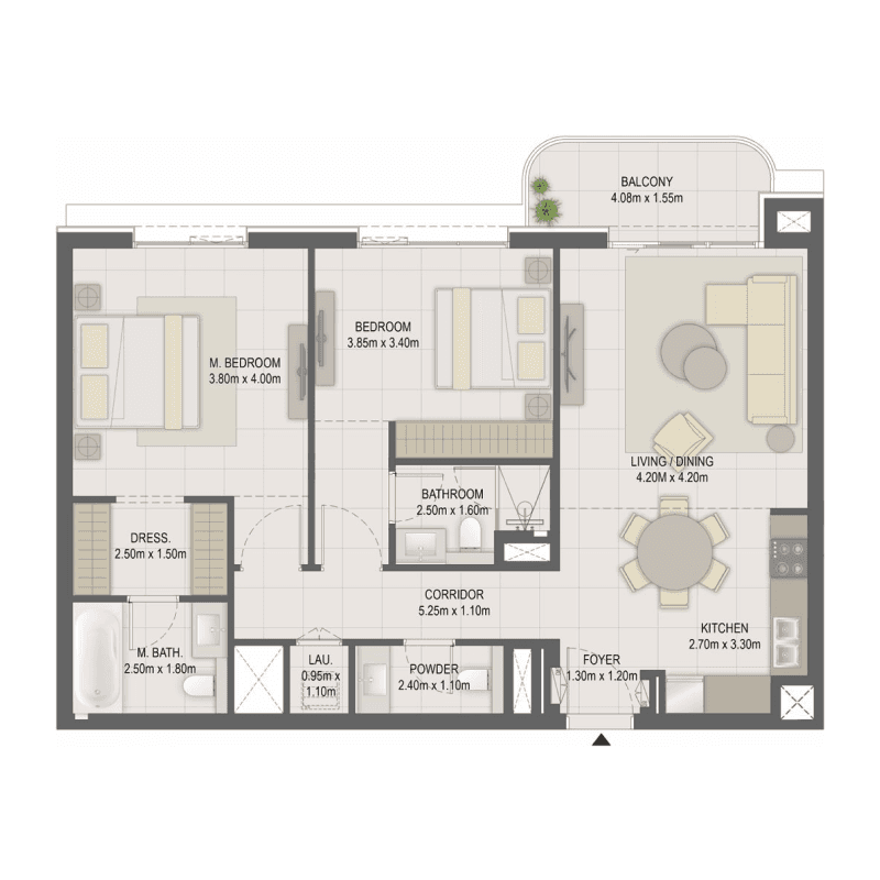 2 BR