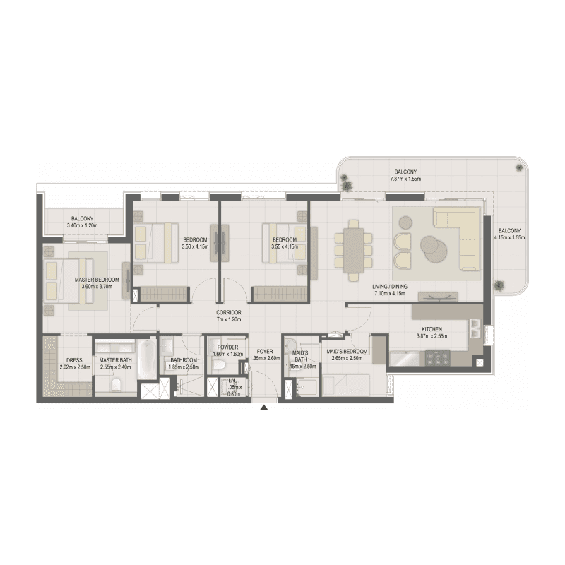 3 BR