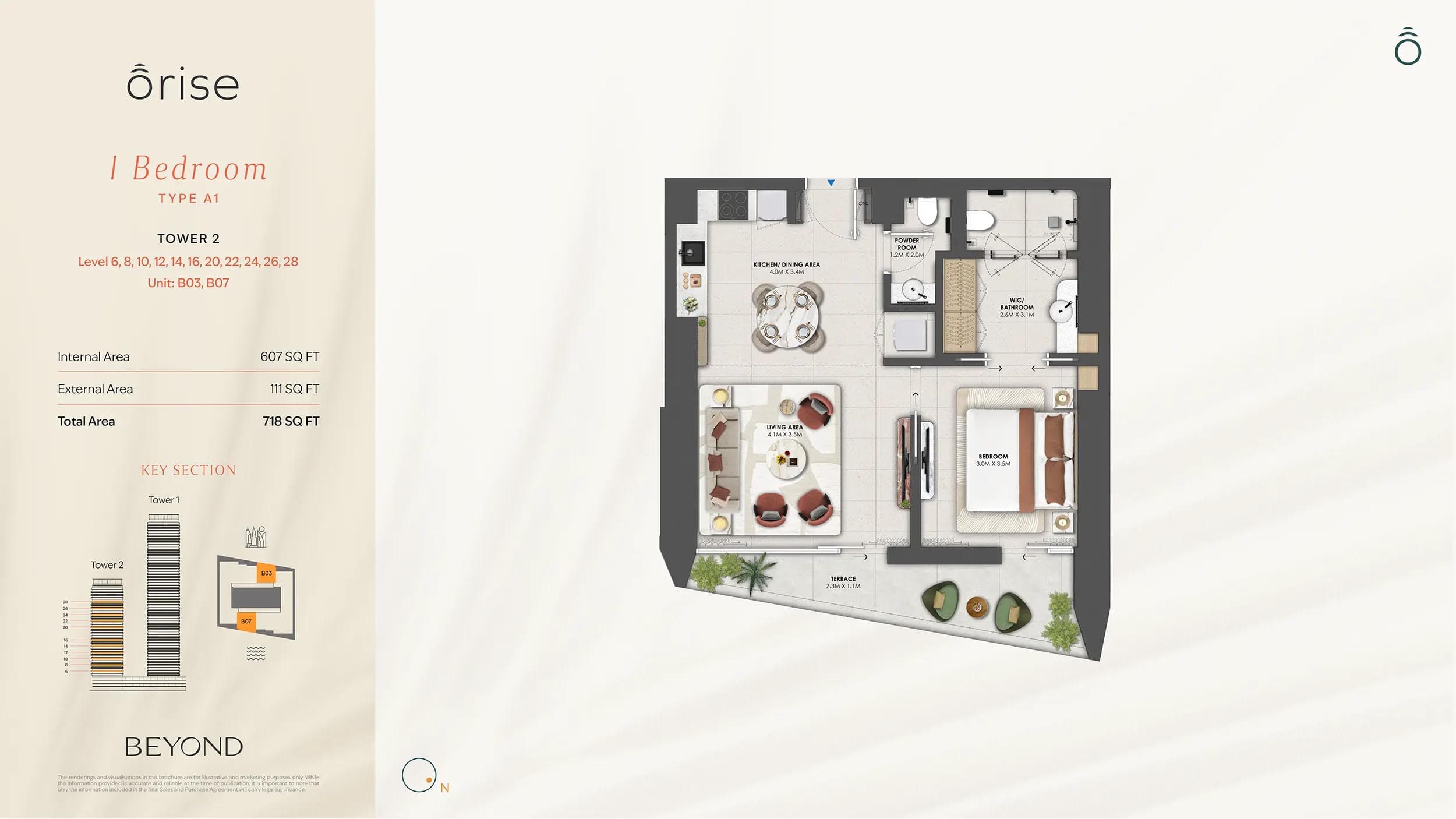 1 BR