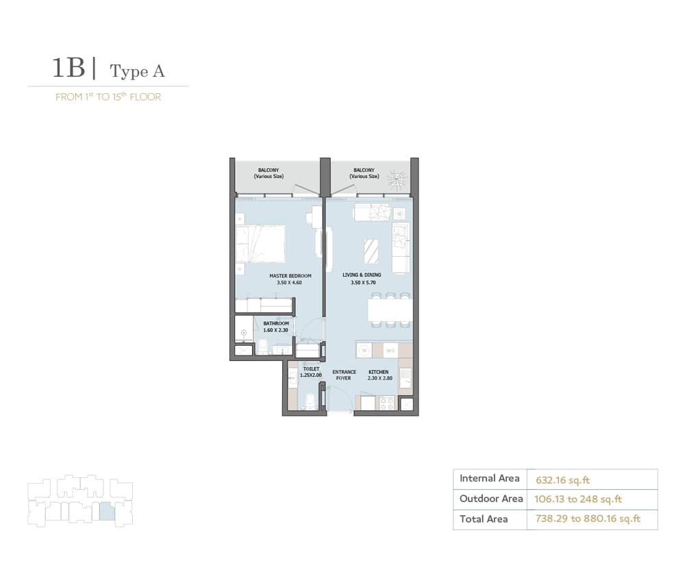 1 BR