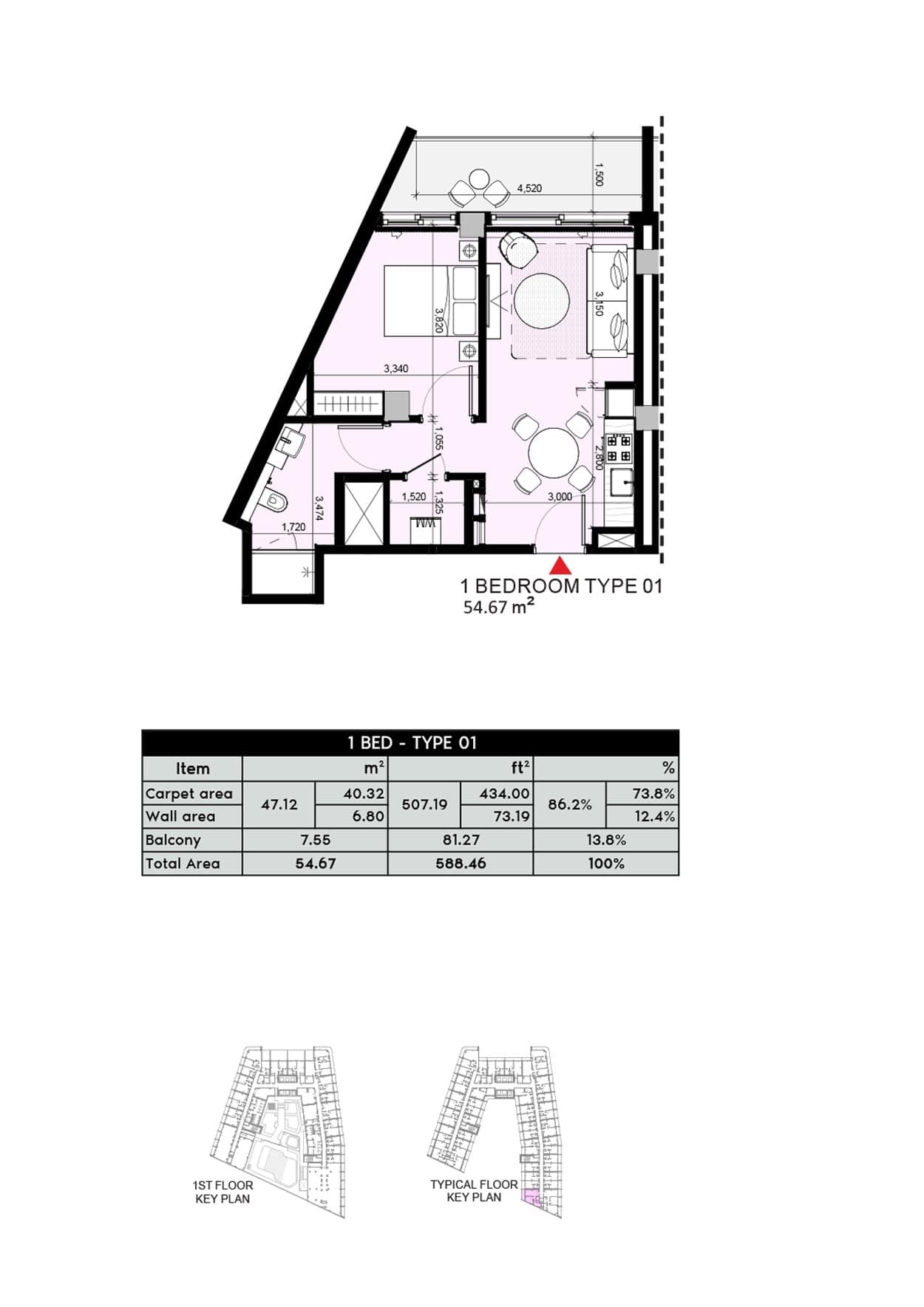 1 BR