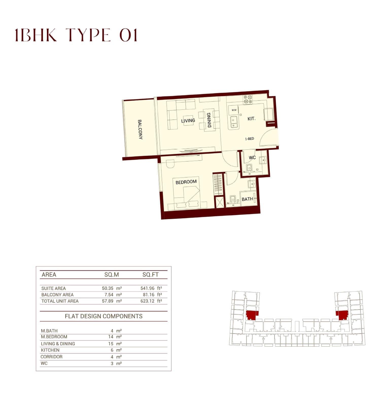 1 BR