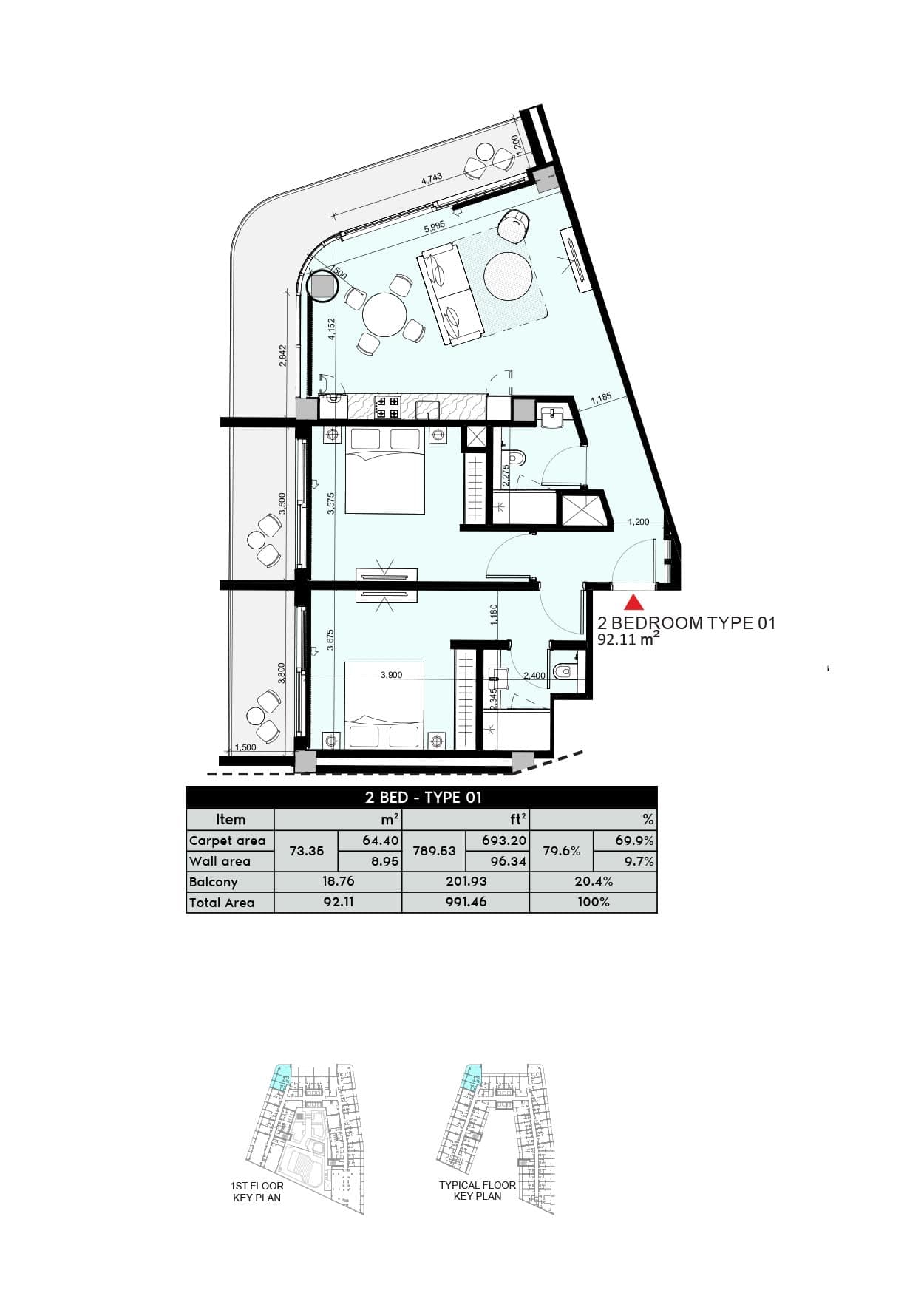 2 BR