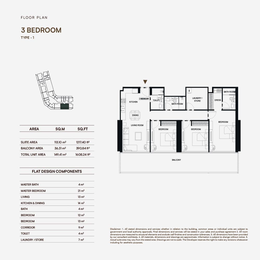 3 BR