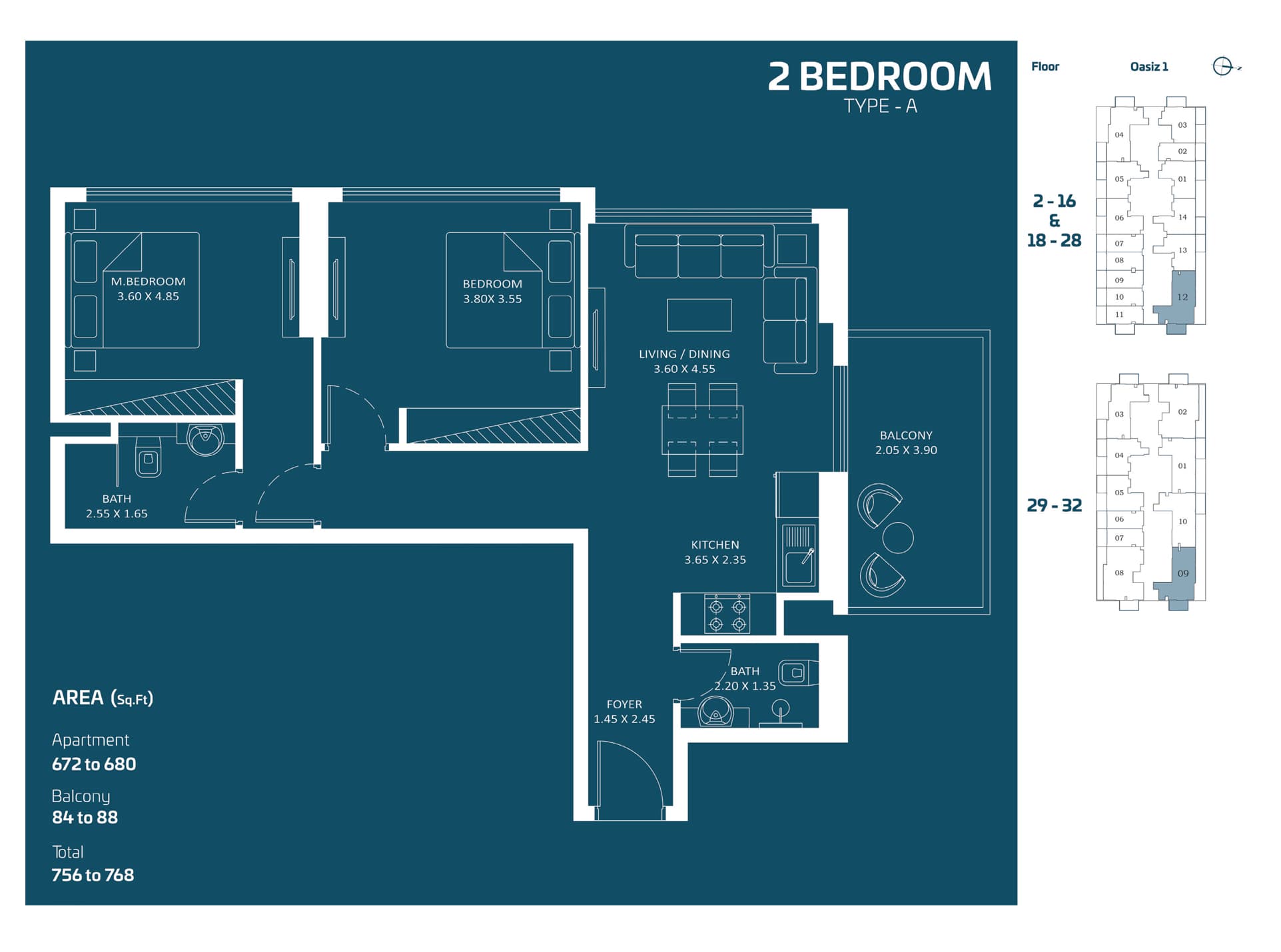 2 BR
