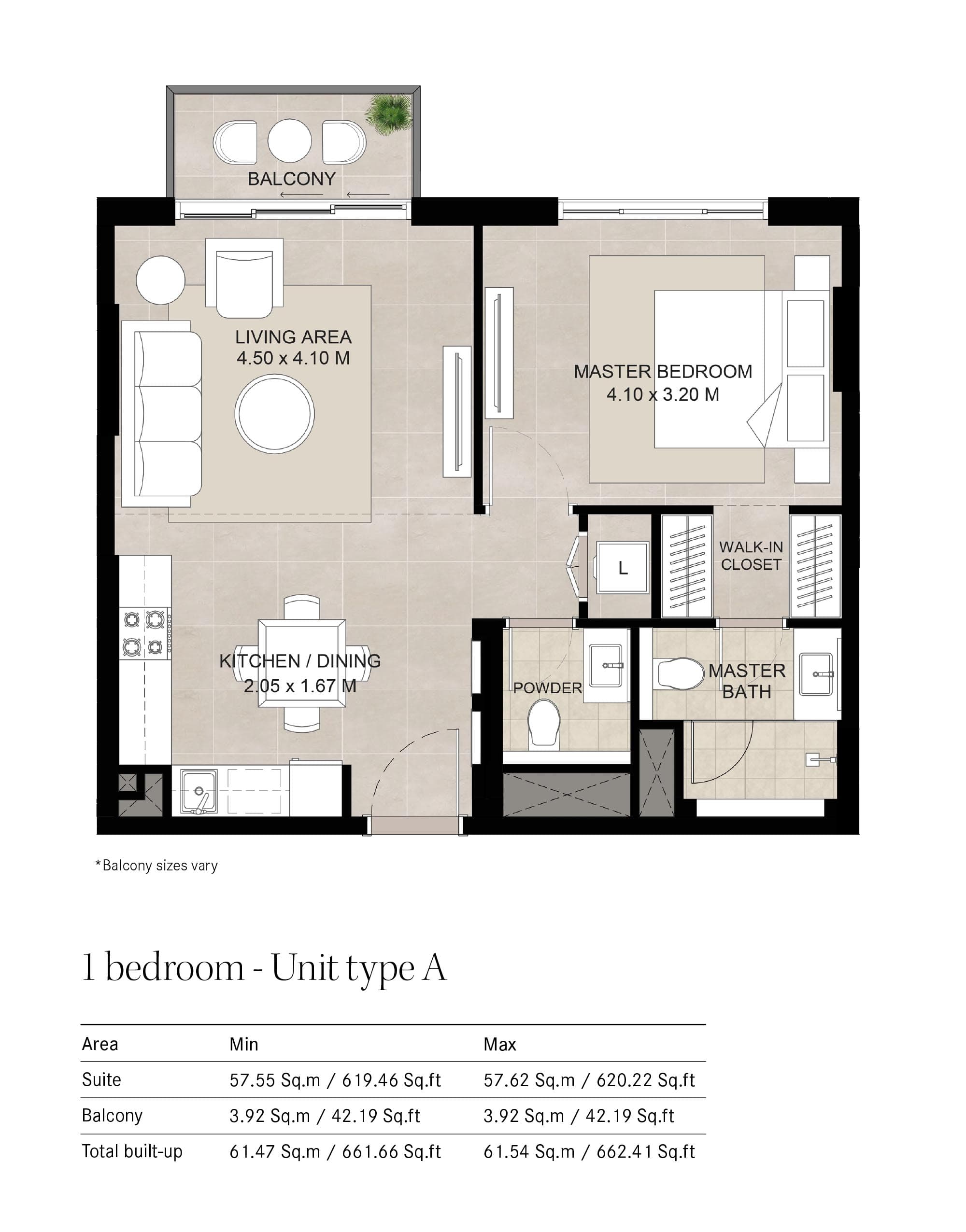1 BR