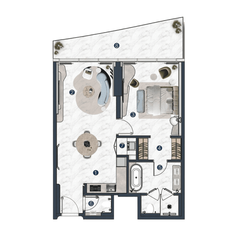 1 BR
