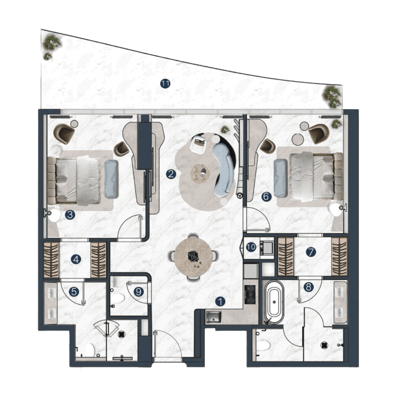 2 BR