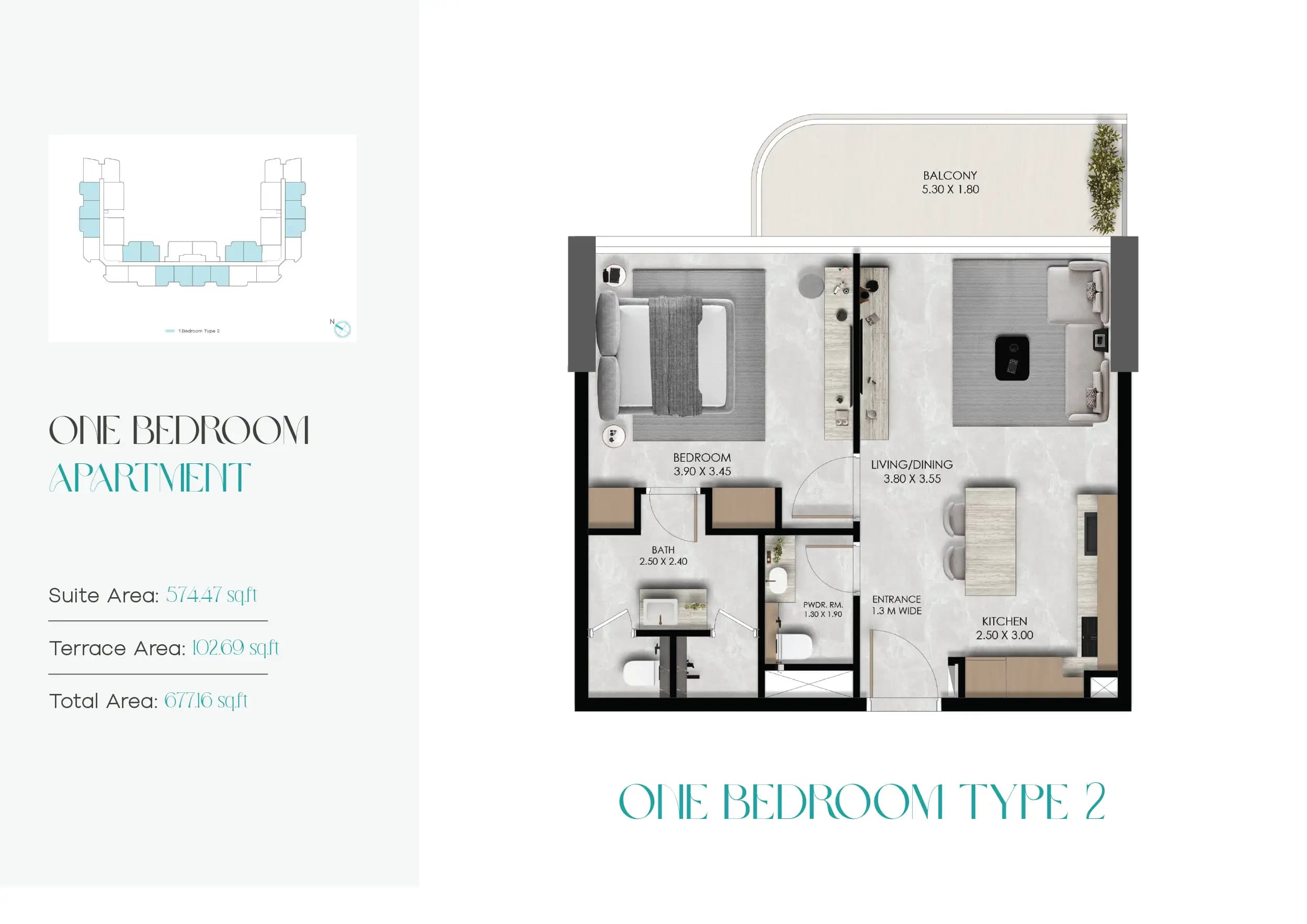1 BR