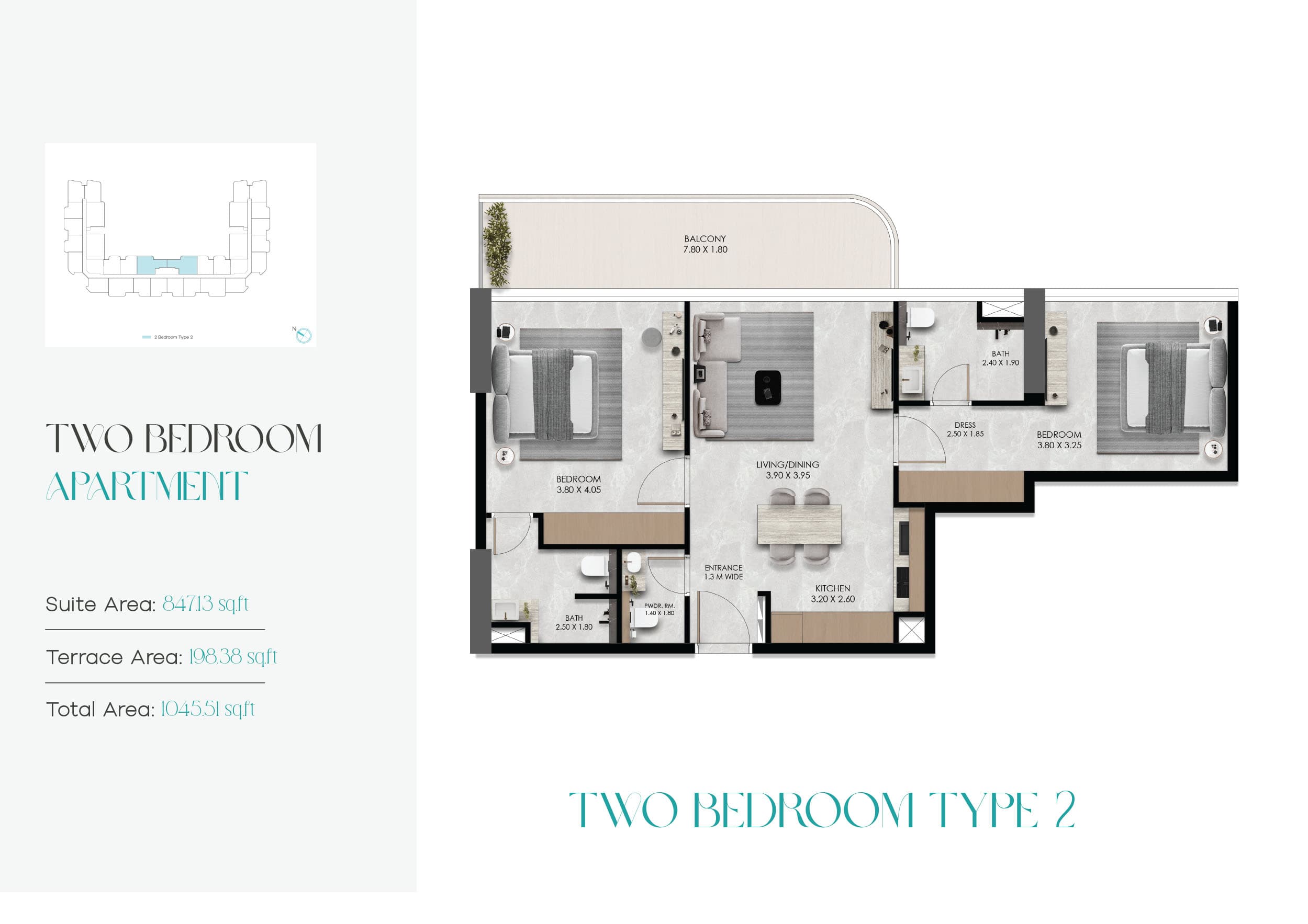 2 BR
