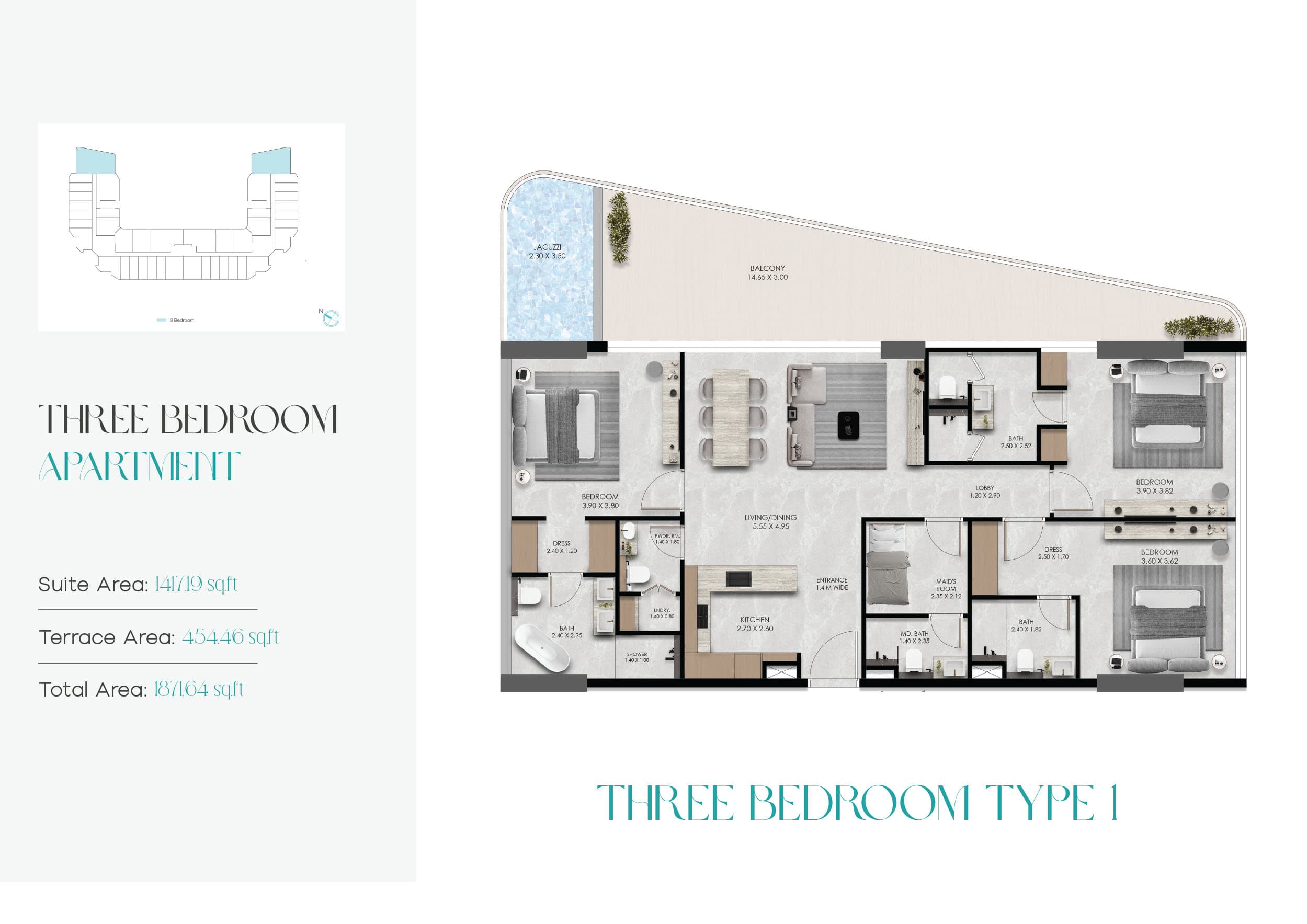 3 BR