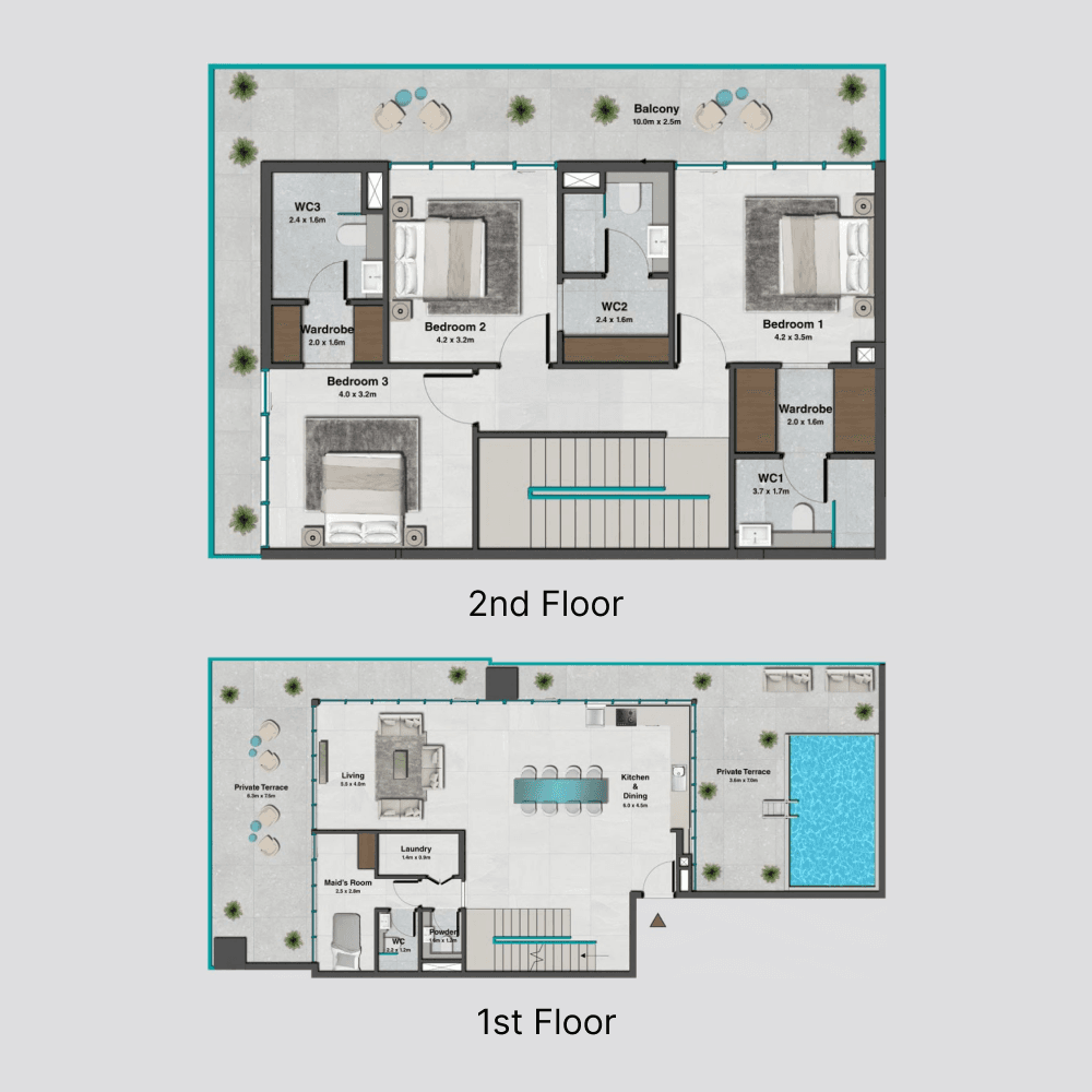 3 BR